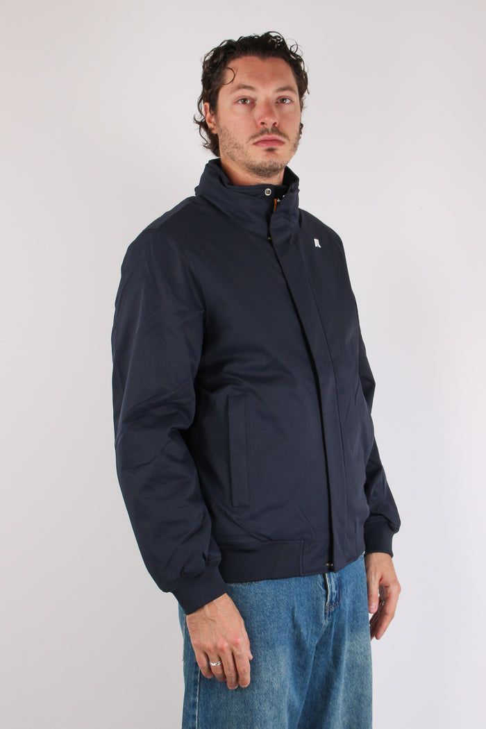 Giubbotto Corto Collo In Piedi Blue/d-blue-6