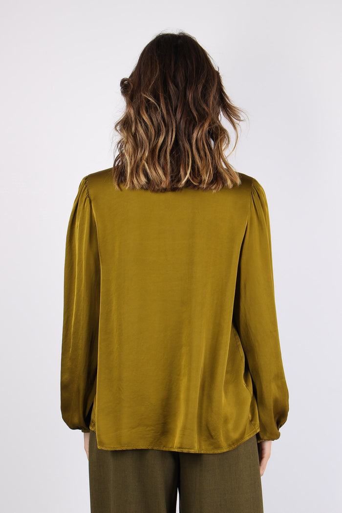 Camicia Fiocco Viscosa Olio-4