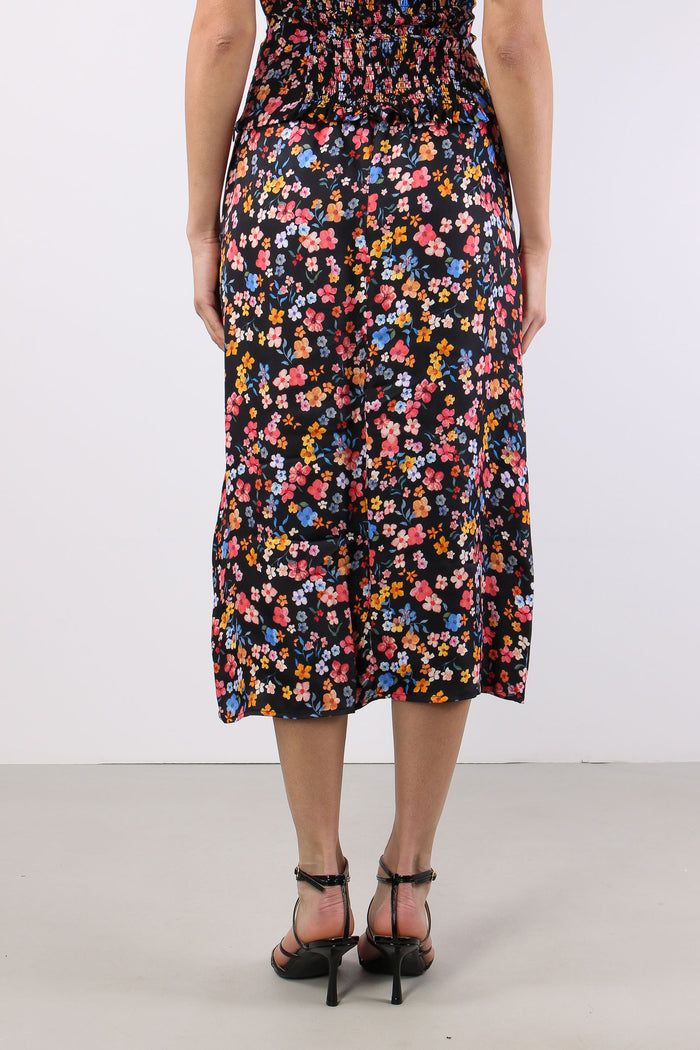 Gonna Spacco Inserto Pizzo Nero-4