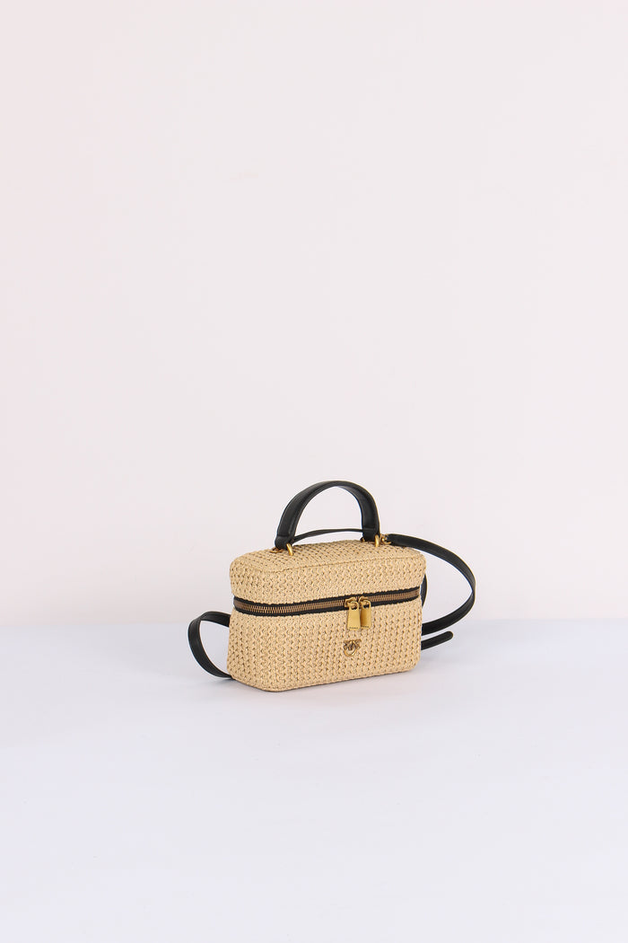 Vanity Soft Mini Rafia Rafia/nero-5