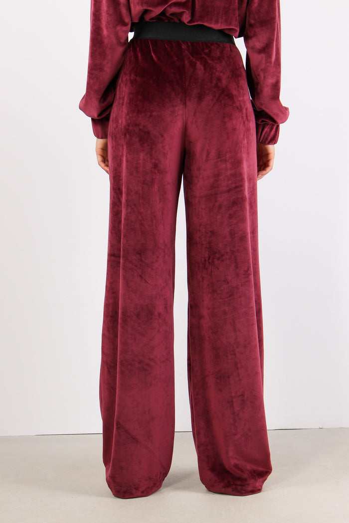 Pantalone Felpa Ciniglia Bordeaux-4