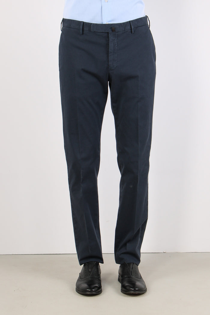 Pantalone Tasca America Tela Royal Blu-2