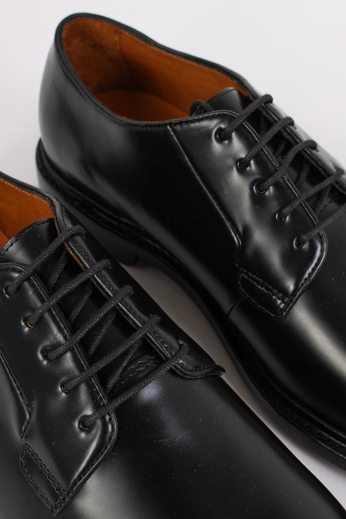 Scarpa Allacciata Pelle Black-7