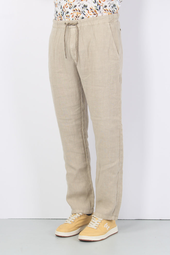 Pantalone Coulisse Relaxed Sabbia-8