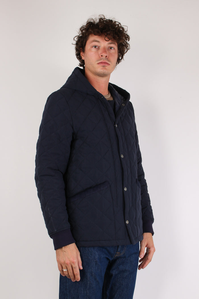 Charles Bomber Trapuntato Capp Blu-7