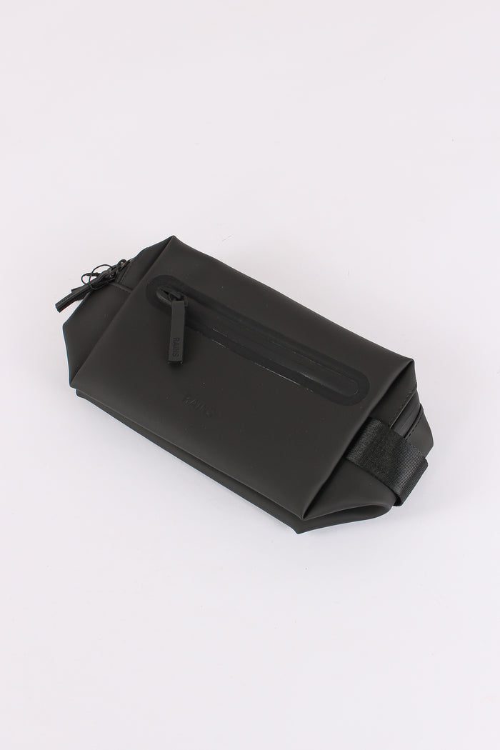 Wash Bag Zip Black-2