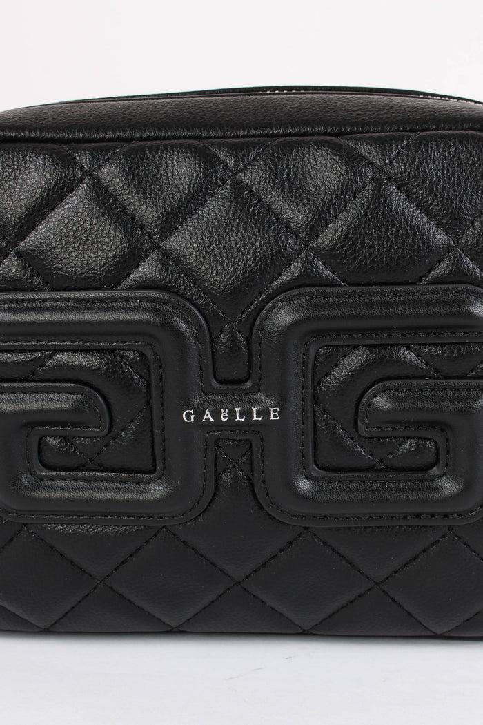 Mini Pochette Matelasse Double Nero-6