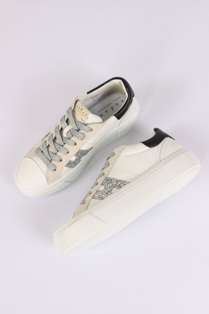 Sneaker Crosswind Glitter Bianco-3