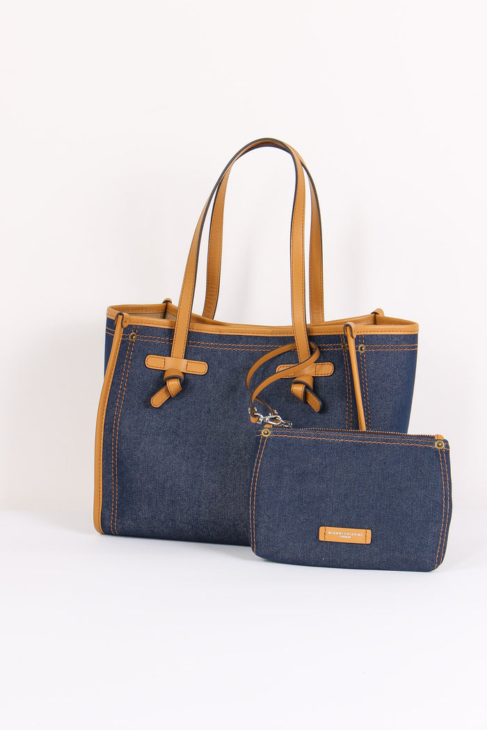 Mini Shopping Denim Blue-3