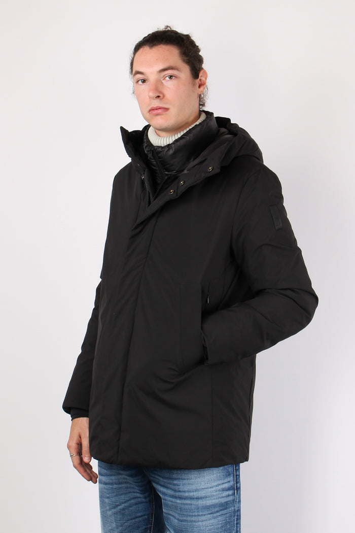 Parka Nylon Liscio Black-6