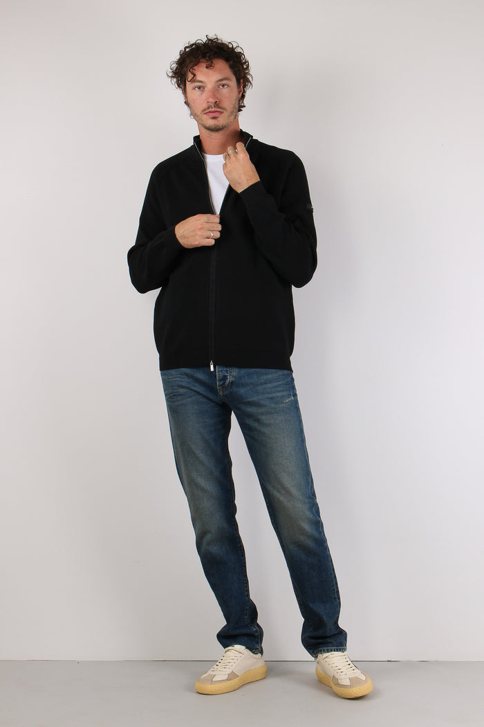 Full Zip Costa Inglese Black-5