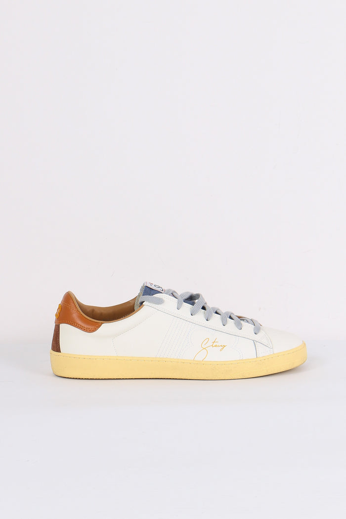 Sneakers Pelle Milk/sky