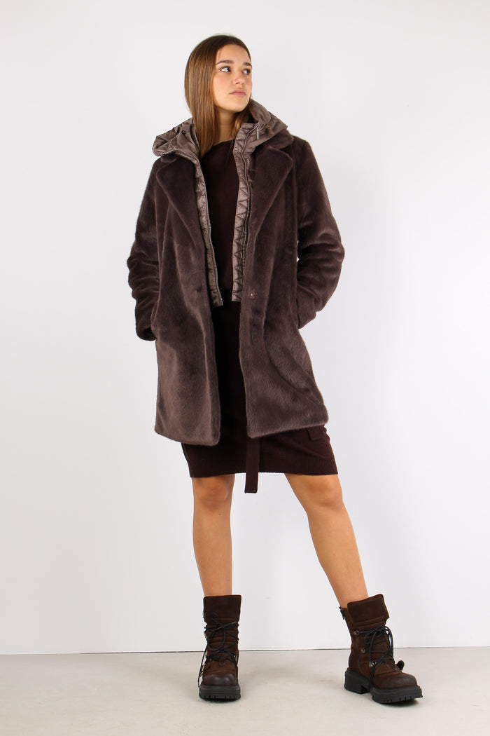 Cappotto Ecopelle Urban Bronze-5