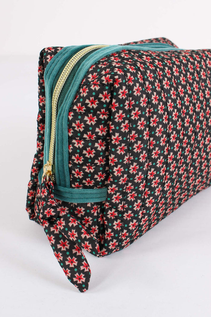 Pochette Patch Lettera N Nero/ottanio-5