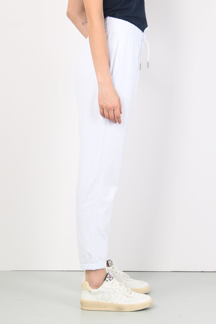 Pantalone Piquet Bianco-7
