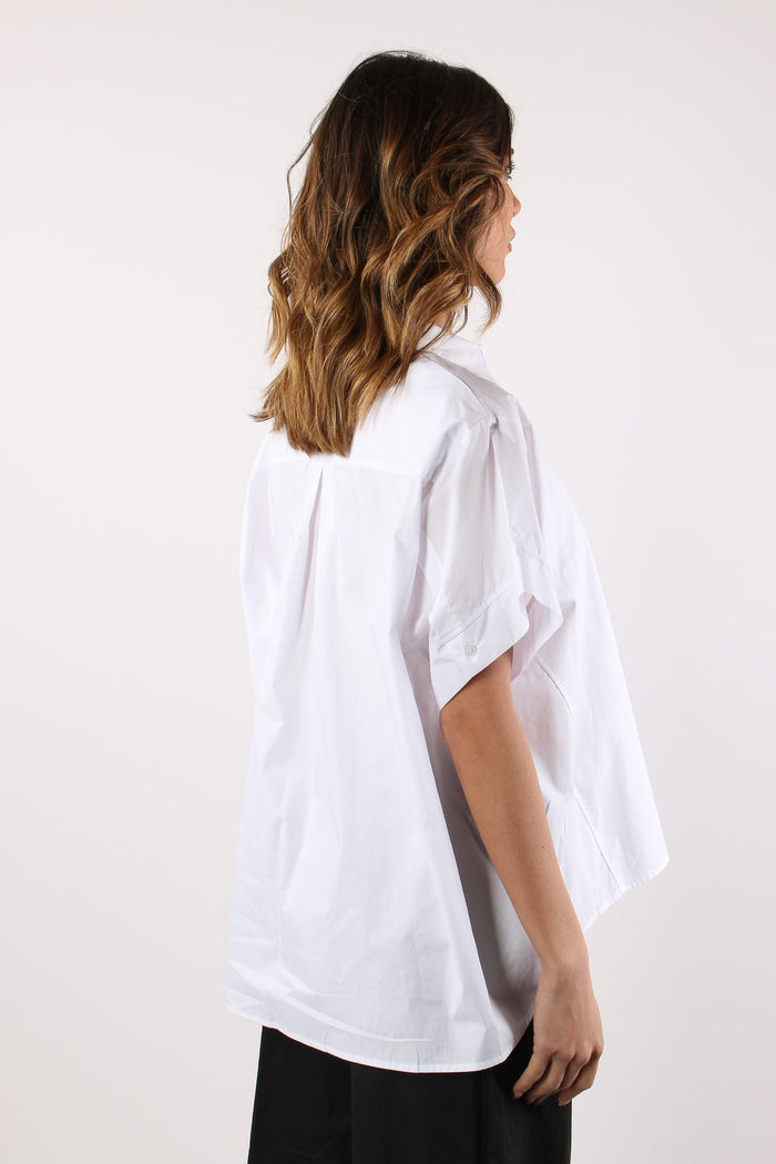 Camicia Over M/m Bianco Ottico-7