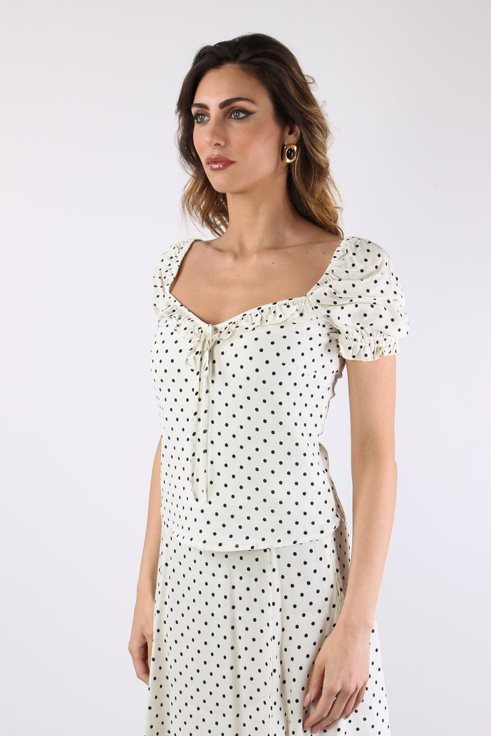 Top Corto Spallina Arriccio Bianco-3