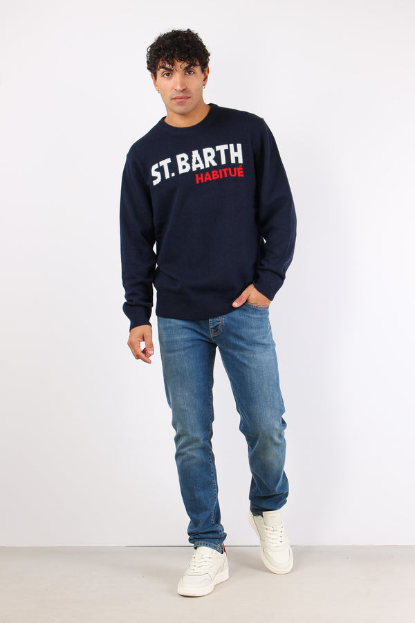 Girocollo St Barth Abitue Blu