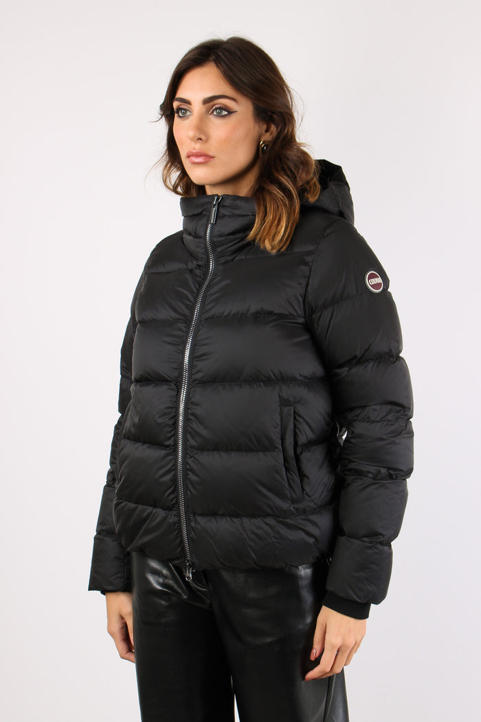 Piumino Over Cappuccio Nero-6