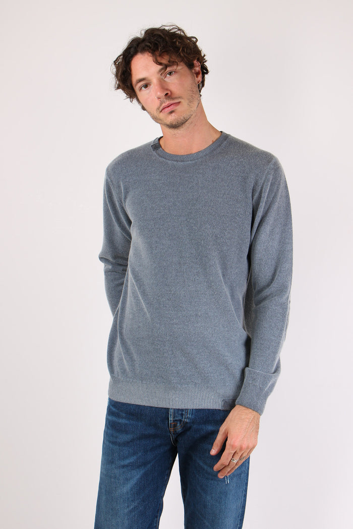 Maglia Girocollo Toppa Fantasi Blu-2