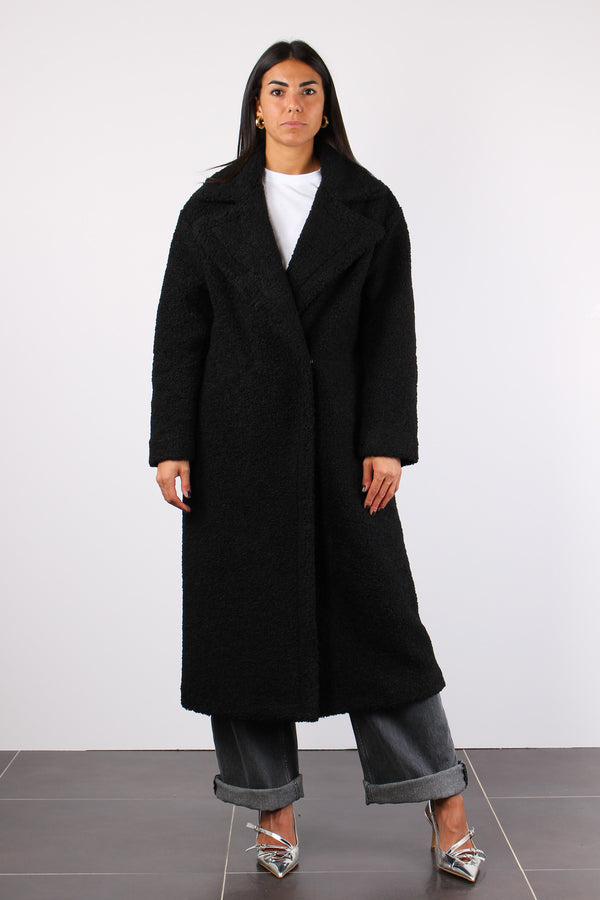 Cappotto Teddy Nero