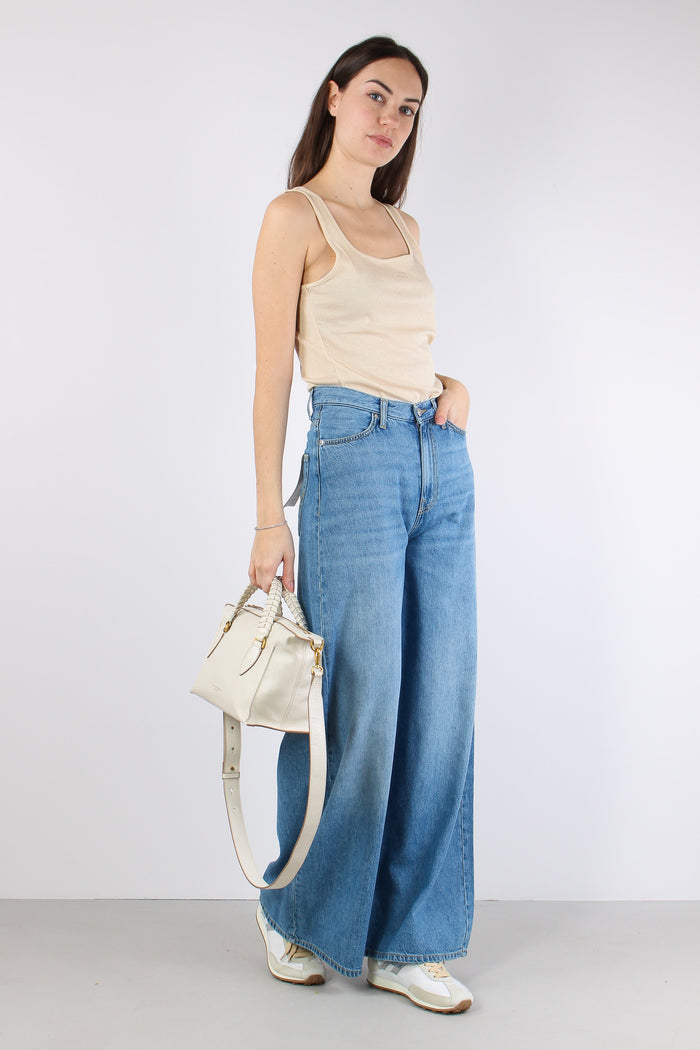 Denim Wide Misto Lino Denim Chiaro-3