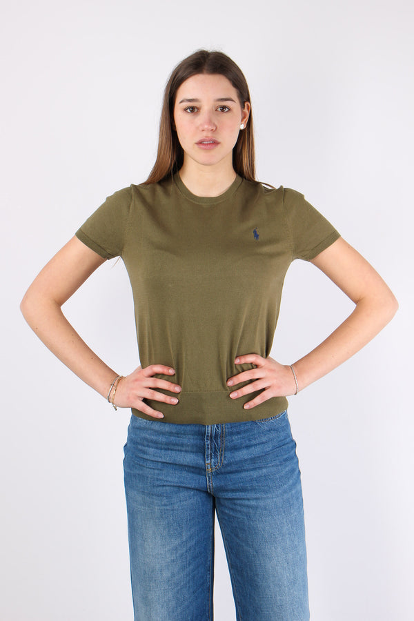 Pullover Manica Corta Willow Green-2
