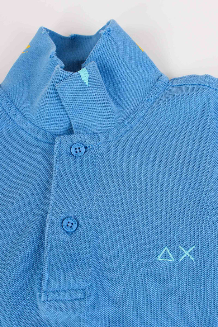 Polo Piquet Vintage Avio-5