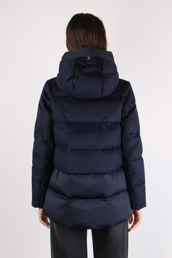 Giubbotto Corto Svasato Bimate Blu Intenso-5