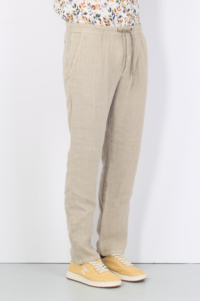 Pantalone Coulisse Relaxed Sabbia-6