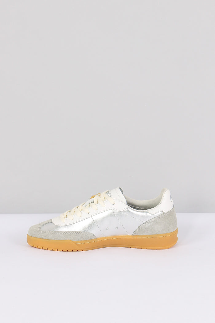 Sneakers California Leather Argento-7