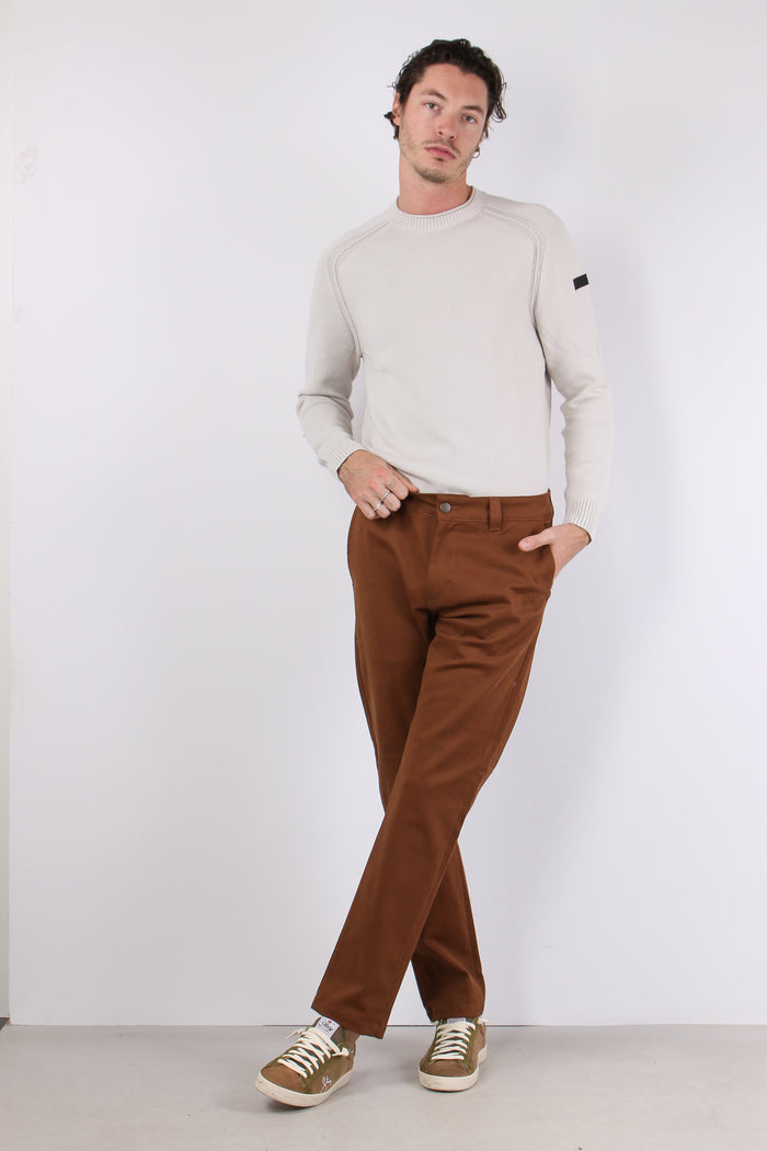 Pantalone Chino Regular Bruciato-3