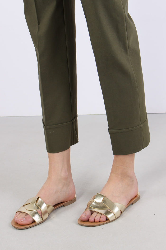 Pantalone Dritto Risvolto Militare-7