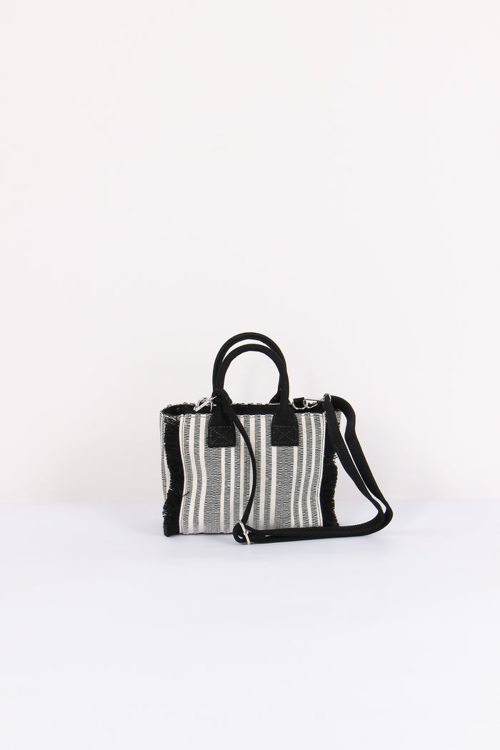 Mini Tote Frange Riga Nero-3