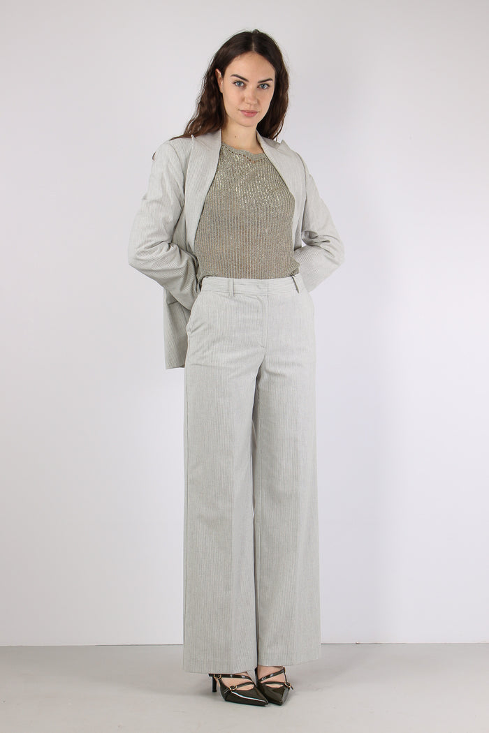 Pantalone Dritto Riga Avena-3