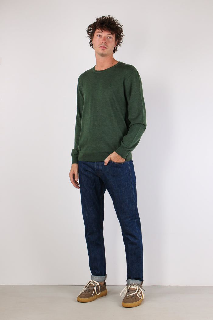 Maglia Girocollo Polsino Cosa Pine Heather-2