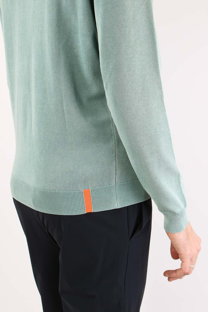 Maglia Girocollo Delave Light Green-8