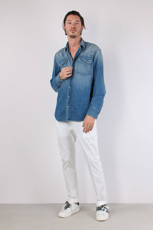 Camicia Denim Denim Medio-2