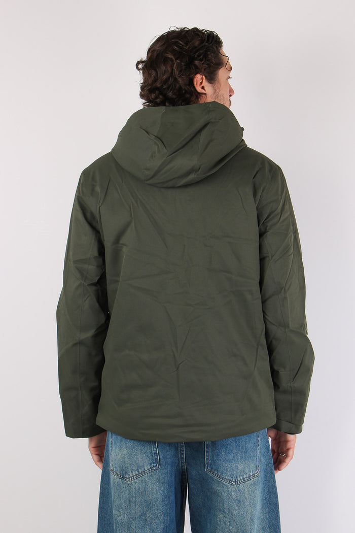 Giubbotto Corto Inserto Marmotta Green/b-blue-5