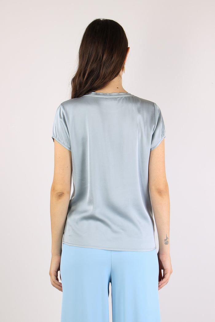 T-shirt Viscosa Stretch Azzurro-4