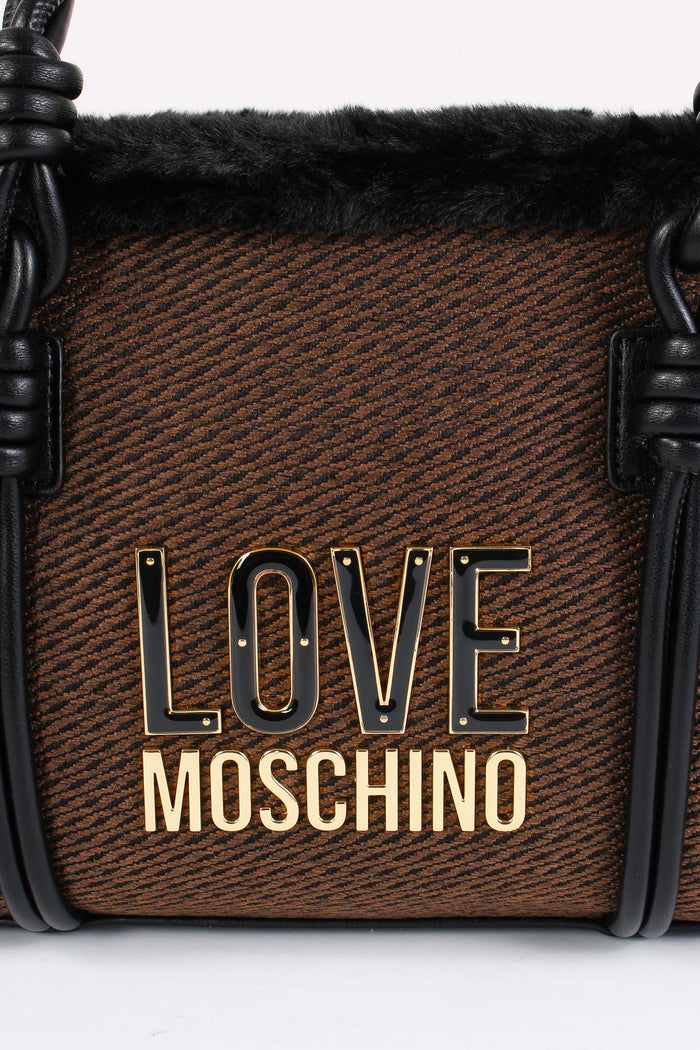 Shopping Piccola Ecopelliccia Nero-8