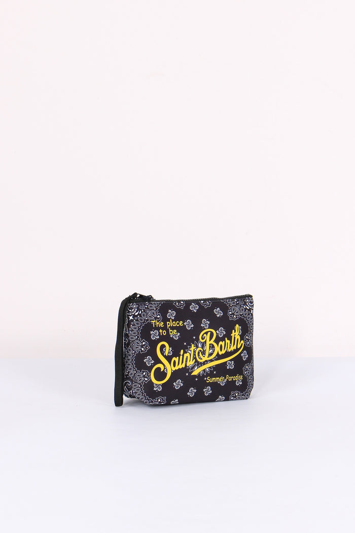 Aline Pochette Fantasia Bandana Nero-4