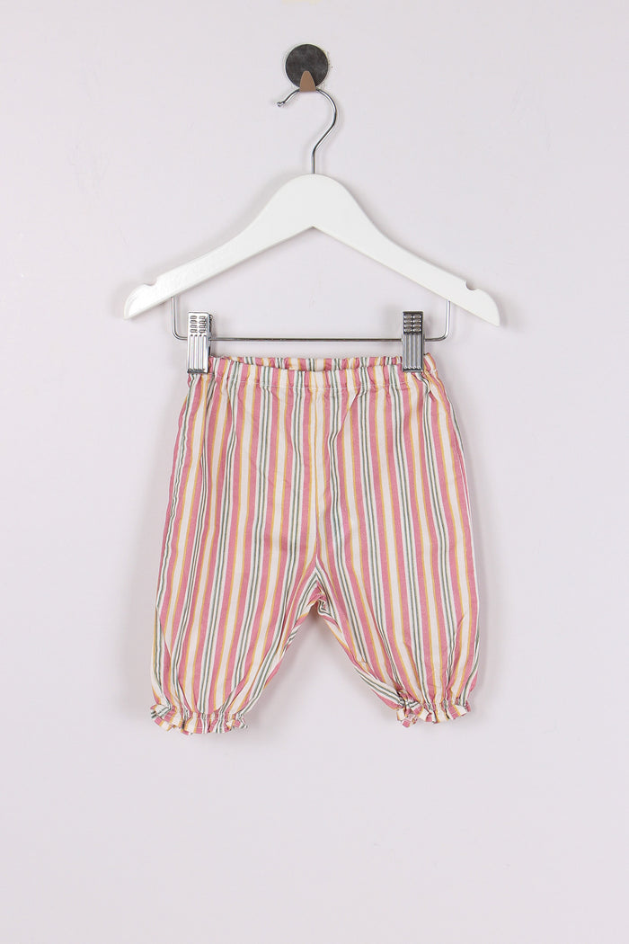 Pantalone Fantasia Elastico Fondo Rose/stripes