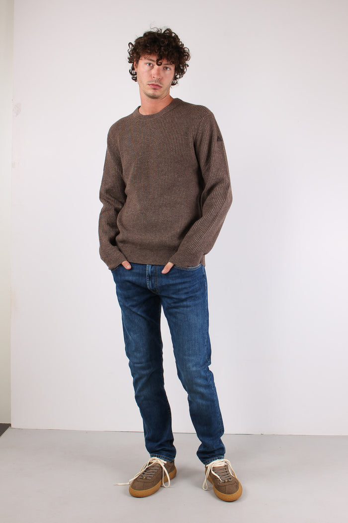 Maglia Girocollo Tortora-4