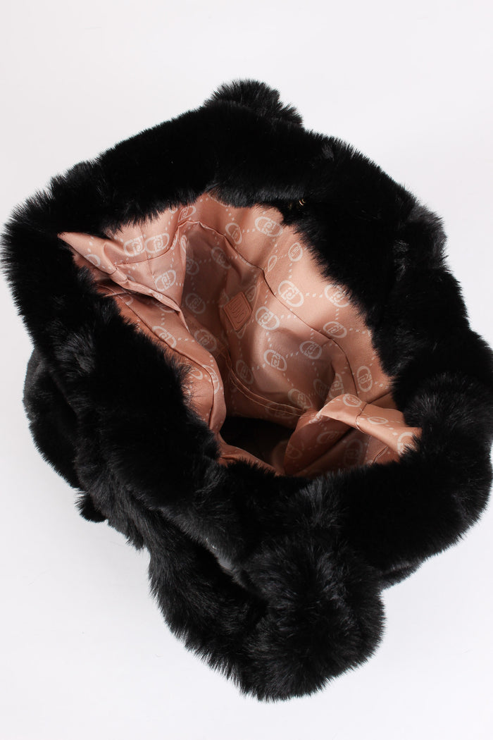 Shopping Ecopelliccia Nero-5