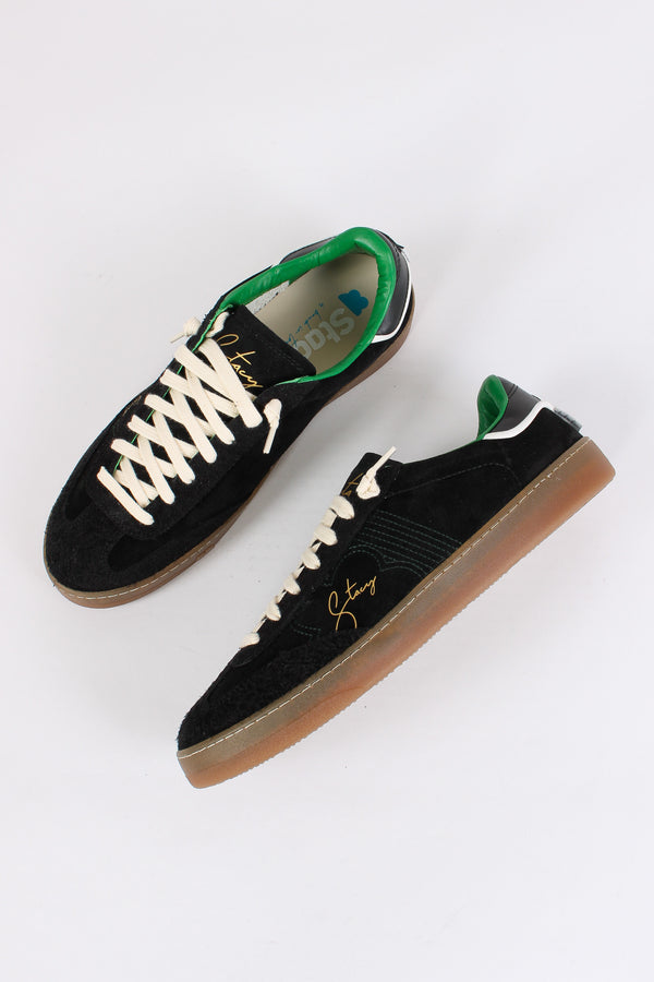 Sneakers Bicolor Camoscio Black/green-2