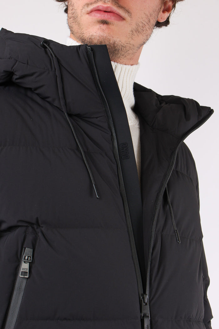 Piumino Zip Nero-11