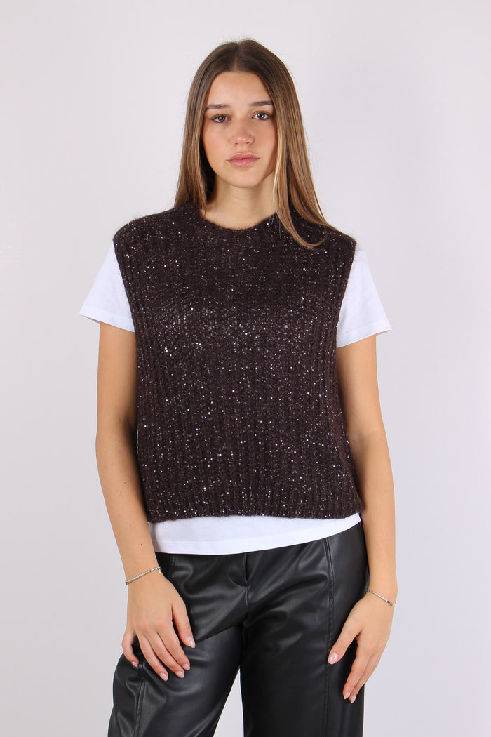 Gilet Mohair Paillettes Moro-2