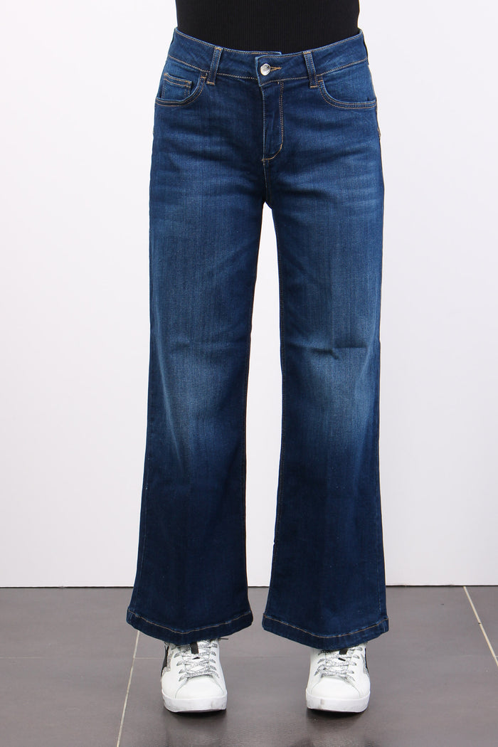 Jeans Parfait Cropped Denim Blue Stun-2