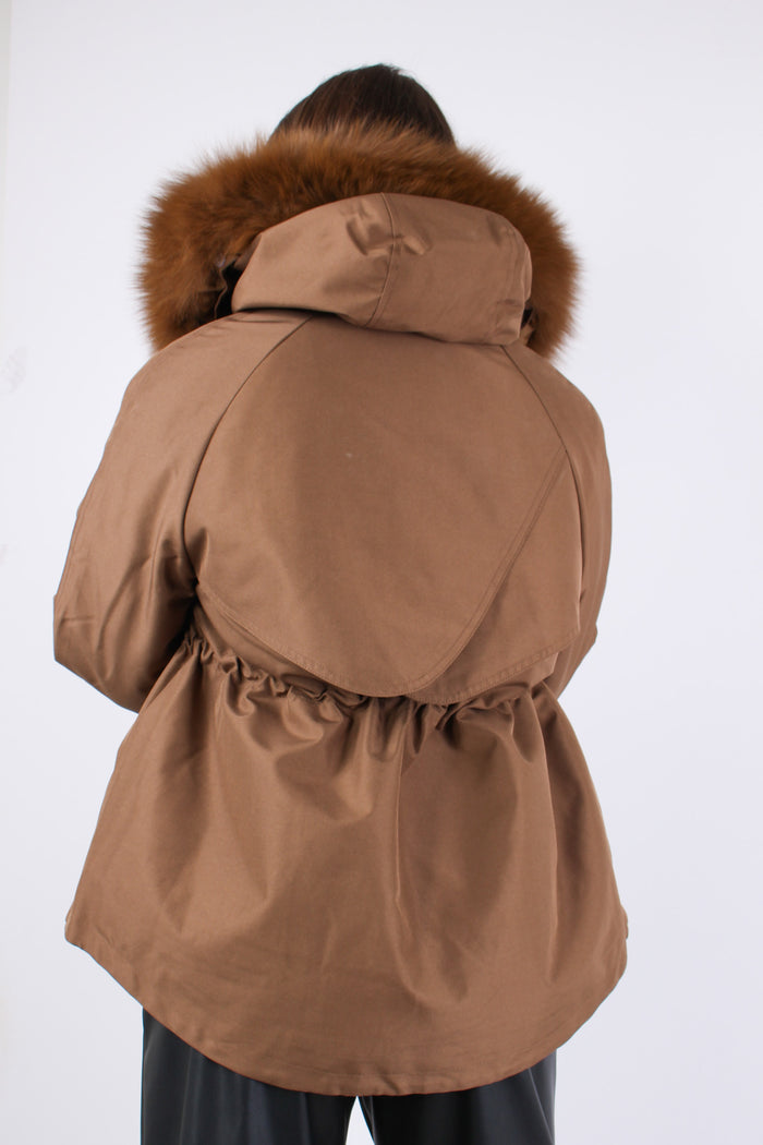 Parka Cappuccio Brown-9